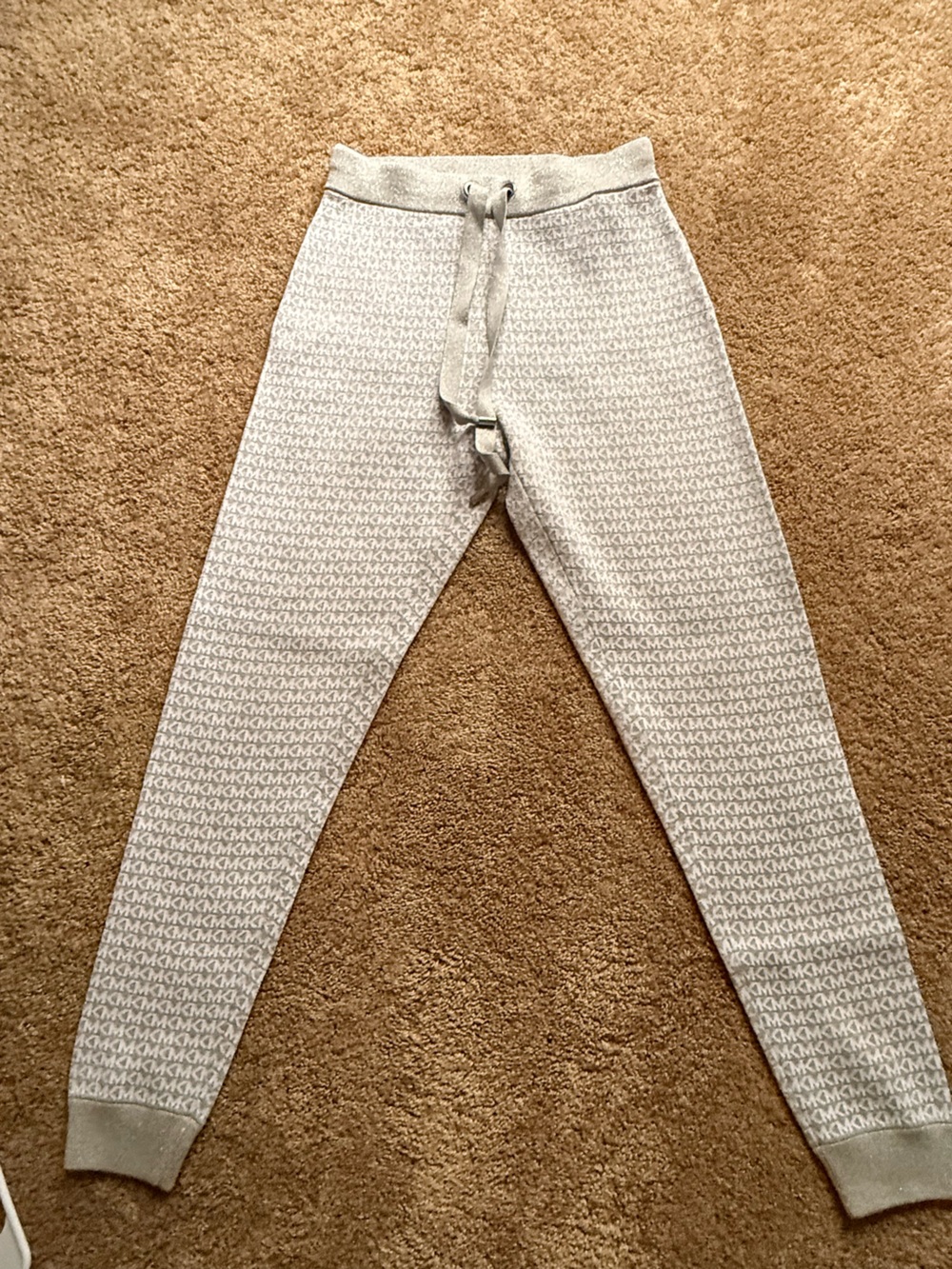 Michael Kors Silver Metallic Joggers